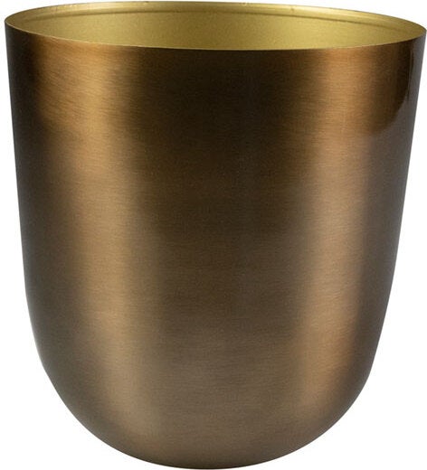 TS bloempot Mayk goud D 18 H 19 cm