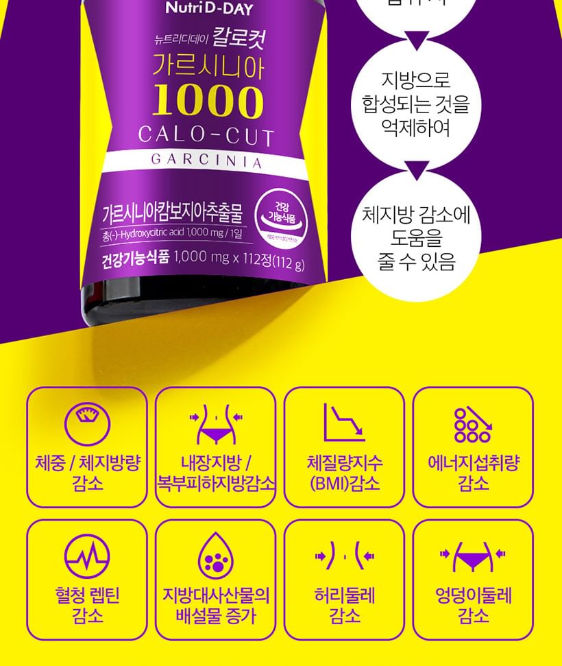 Nutri D-DAY - Calo-Cut Garcinia 1000