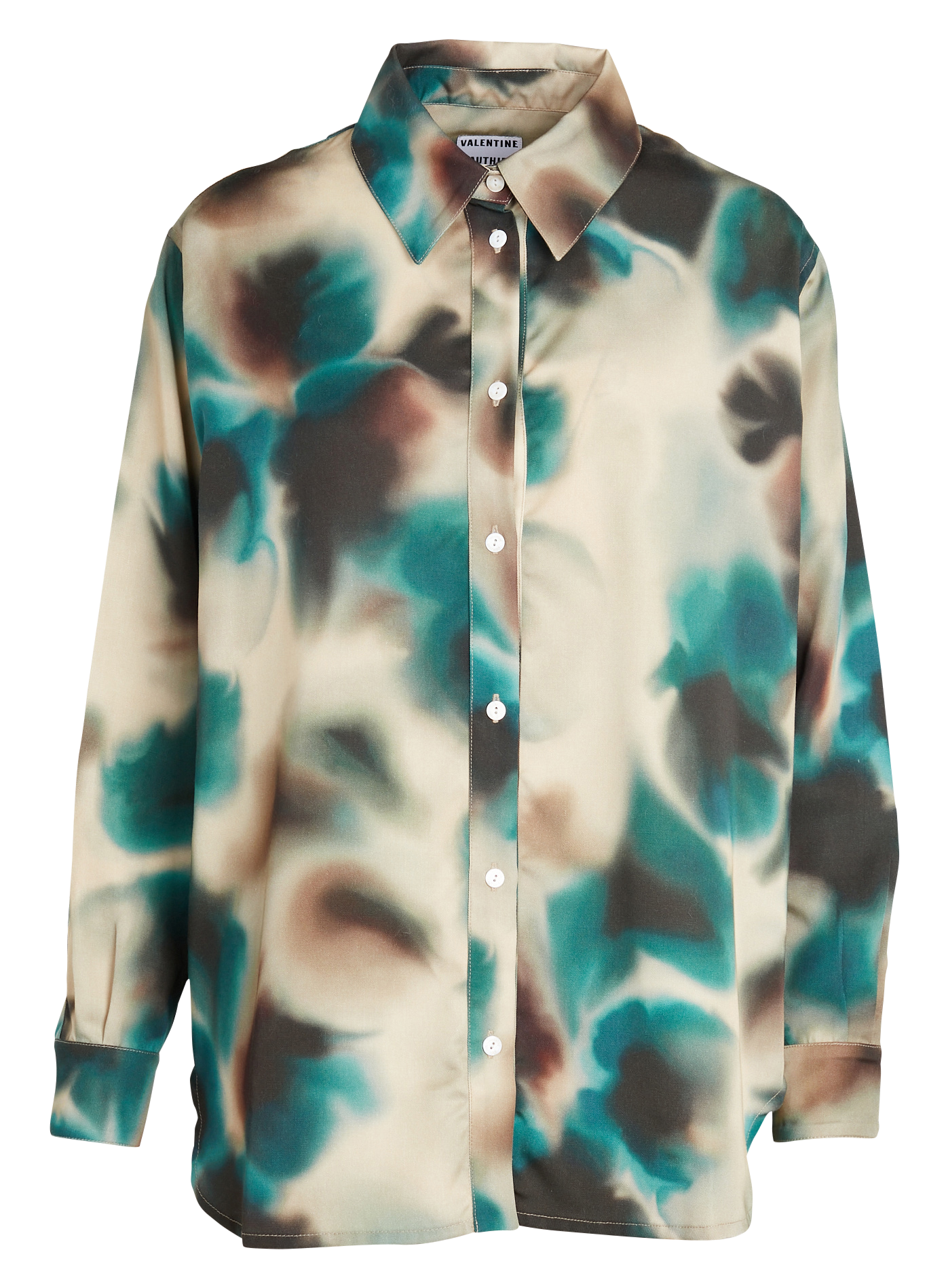 NOE - Chemise col classique imprimé nymphéas | Multicolore
