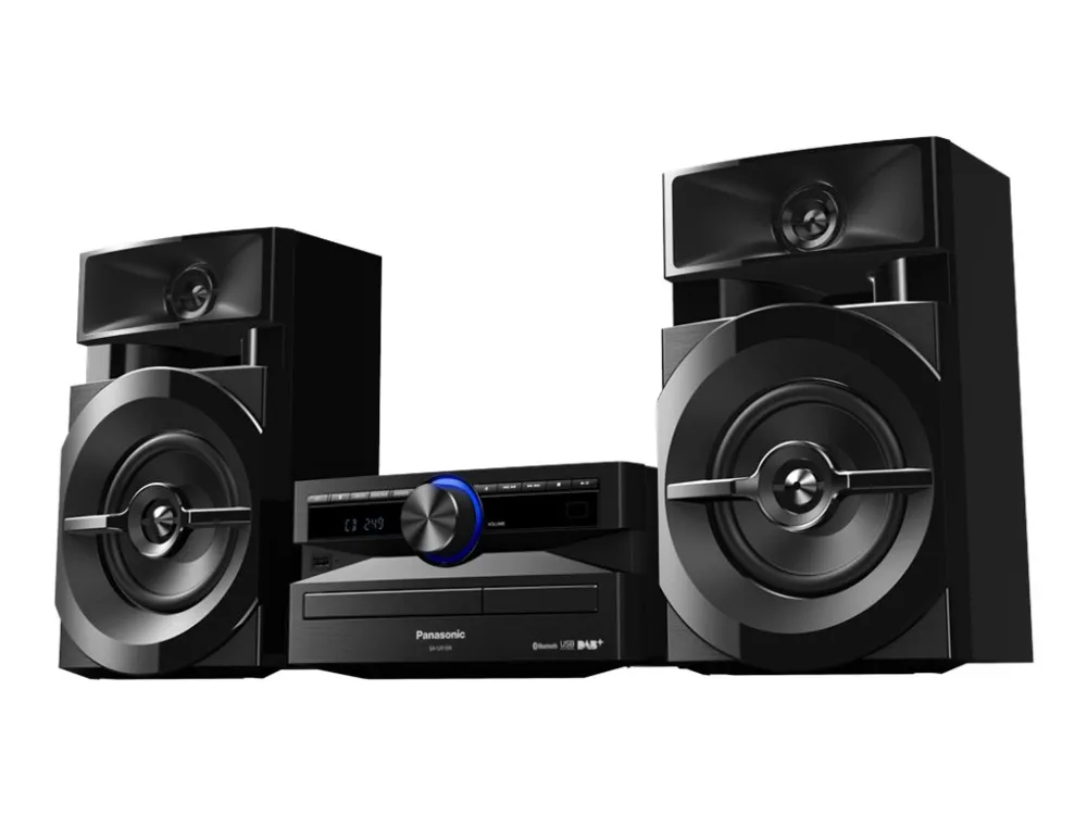 Panasonic SC-UX104 - Minisystem - 300 Watt (Total) - sort