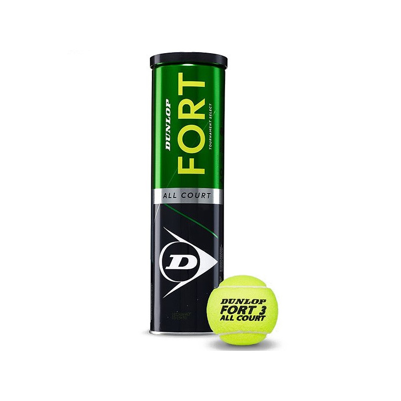 Tube 4 balles Dunlop Fort