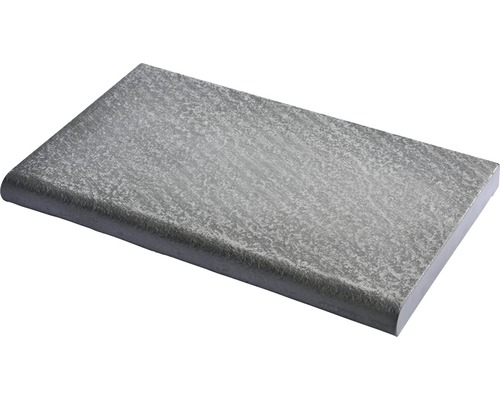 Zwembadrandsteen Margo Element recht parelgrijs gevlamd 49,5 x 31 x 3,2 cm