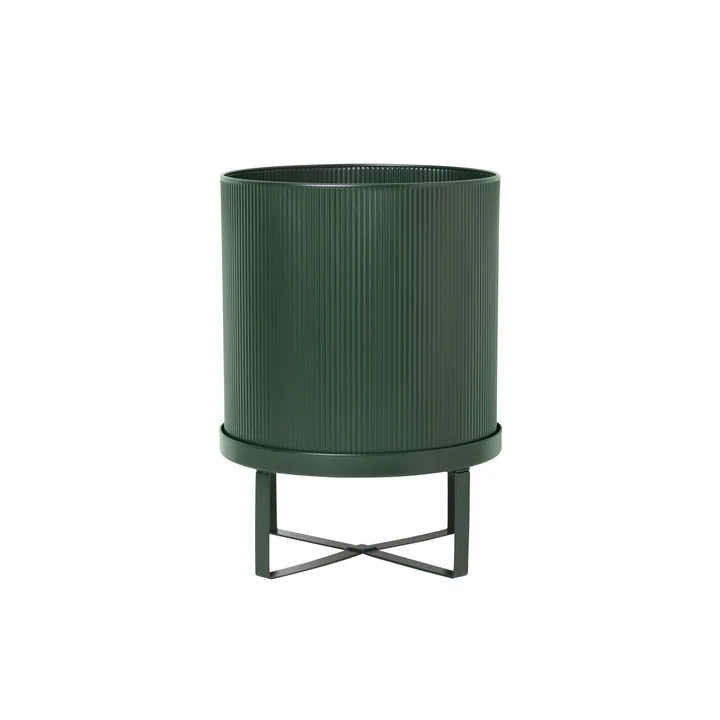 Ferm Living - Bau Pflanztopf, Ø 18 x H 24 cm, dunkelgrün