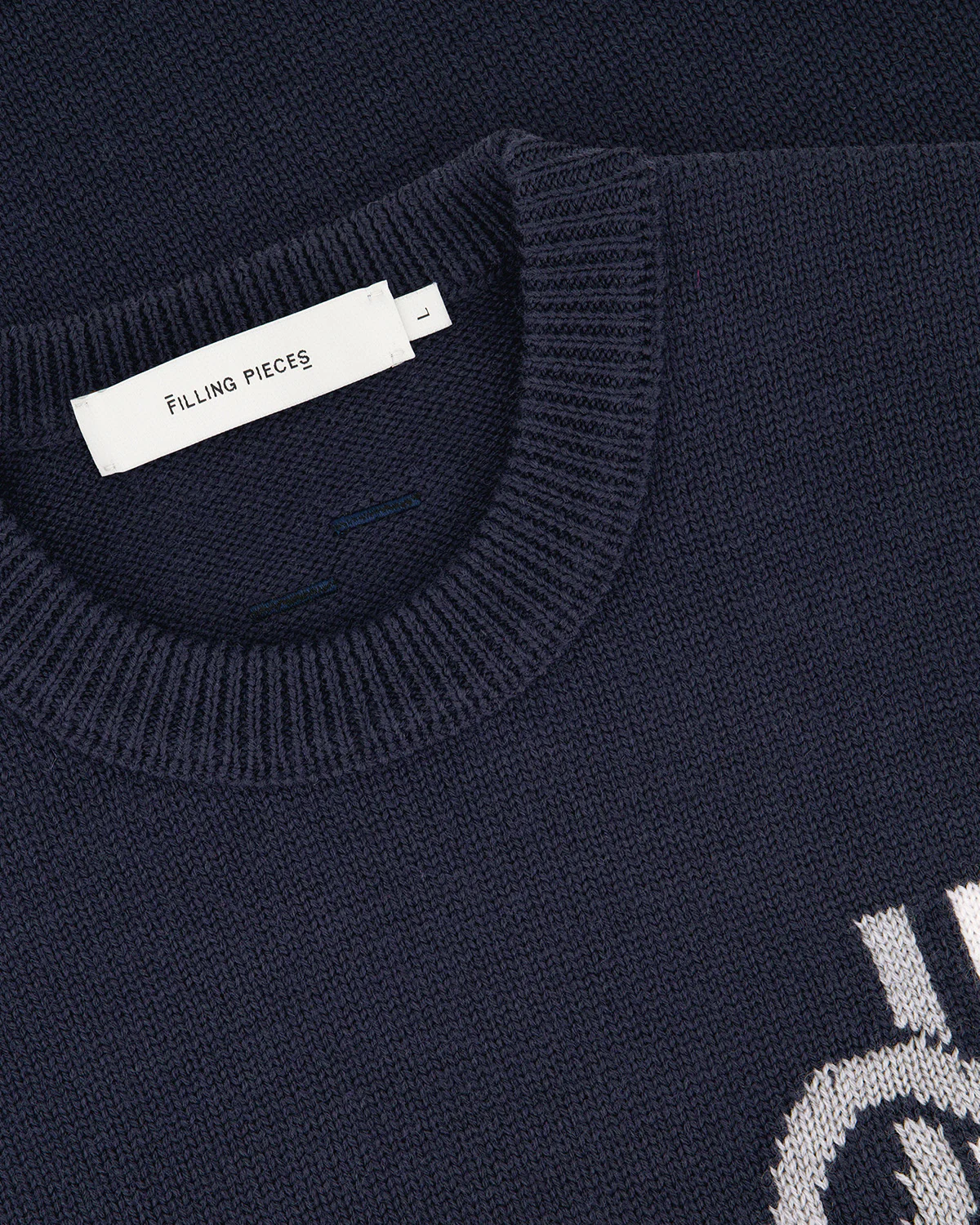 Knit Sweater Knot Navy