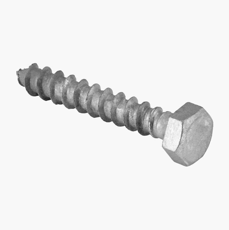 Fransk treskrue, 8 x 50 mm, 25 stk.
