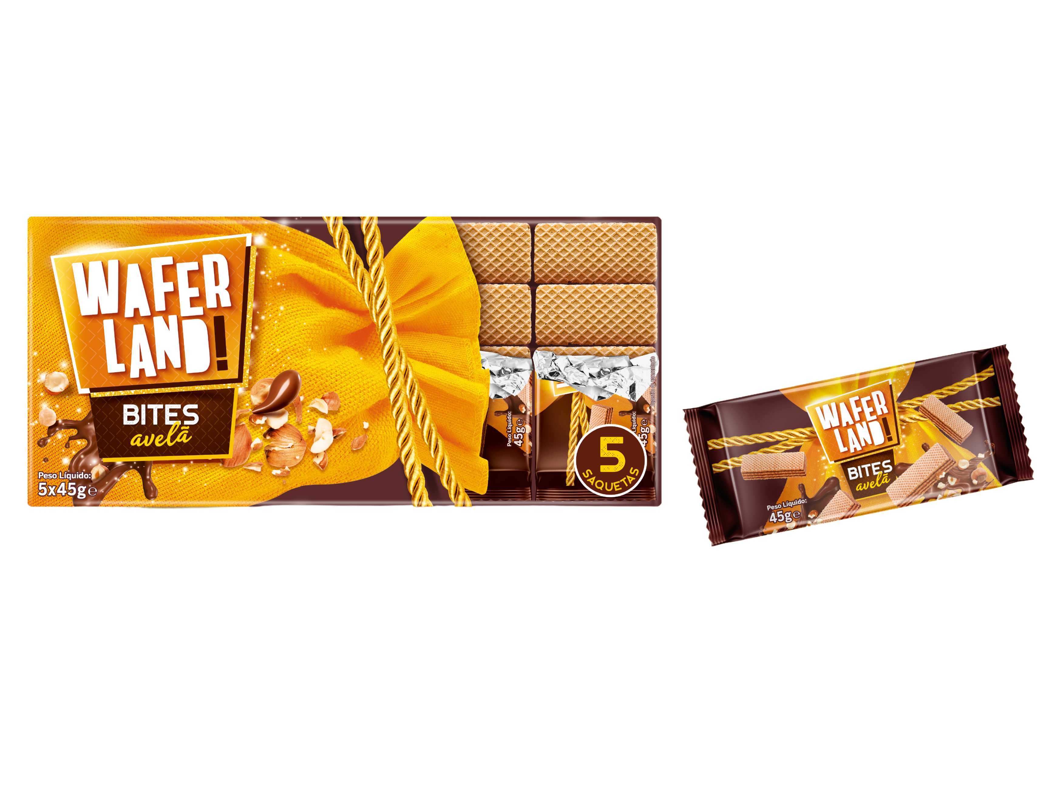 WAFFERS WAFERLAND AVELÃ 225 G