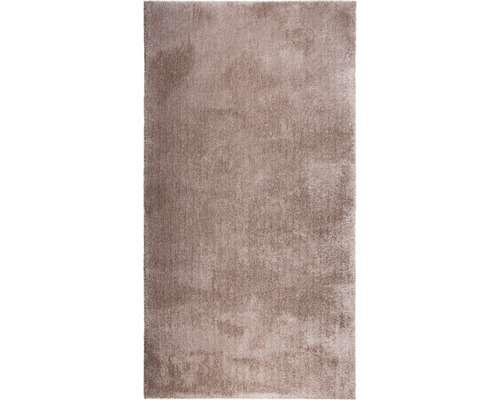 Vloerkleed Shaggy Wellness taupe 80x150 cm