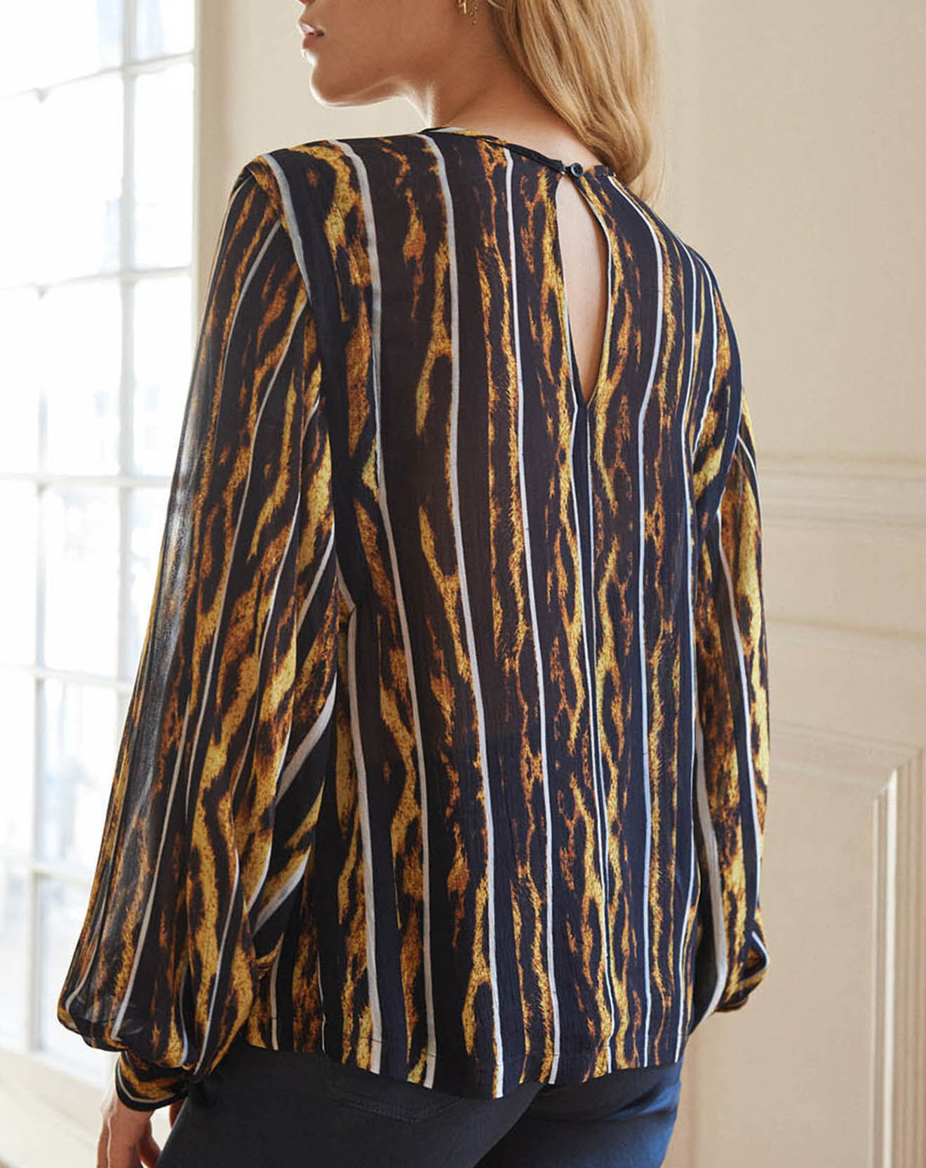 Belair Blouse Bisous noir/marron