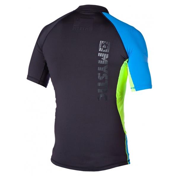 Mystic Crossfire Rash Vest S/S Bleu