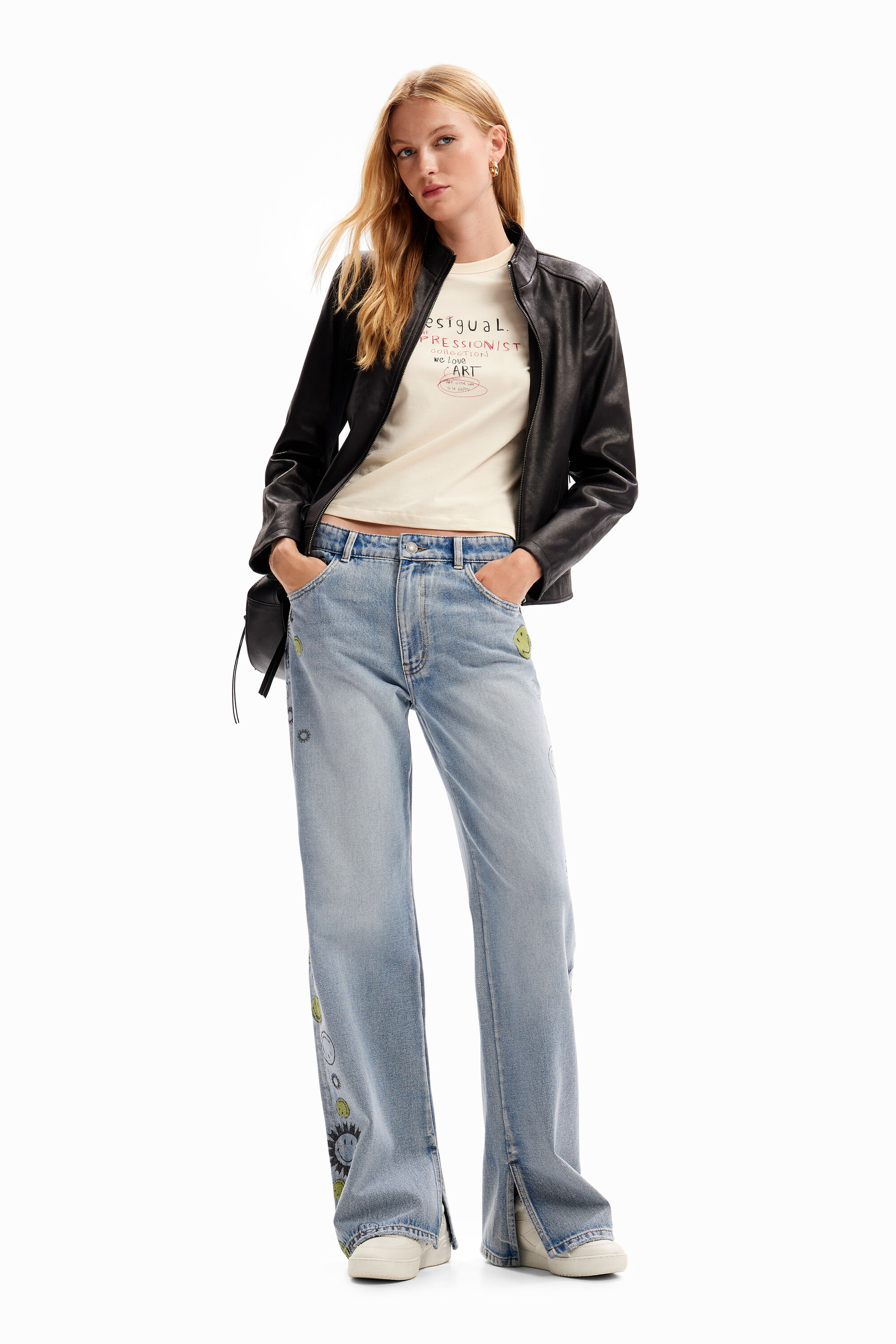 Jaqueta de motociclista slim