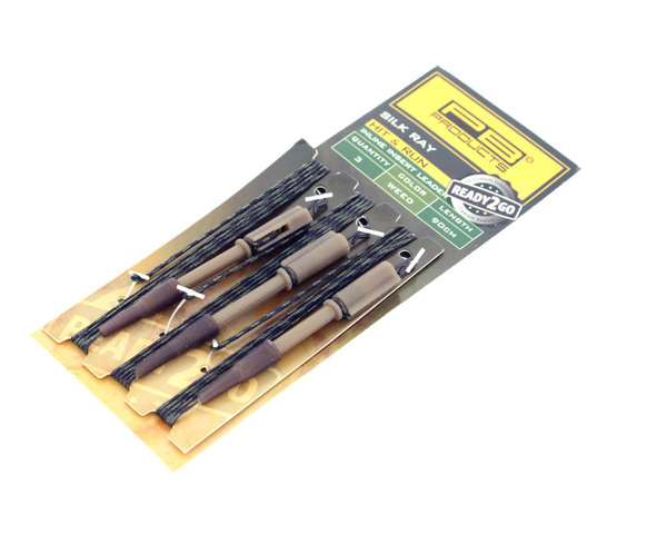 Bas de ligne carpe PB Products Ready2Go Silk Ray Hit & Run Inline Insert Leader 90cm (3 pcs)