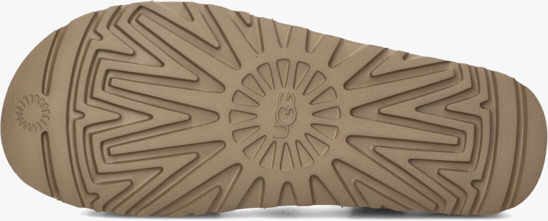 cognac ugg platte sandalen w goldenstar villa
