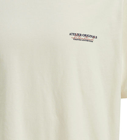 Jack & Jones T-Shirt - JorIslington - Antique White m. Print