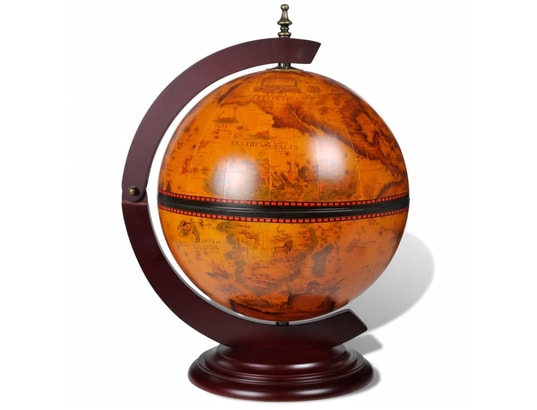 VIDAXL - Support de vin sous forme de globe bois d'eucalyptus
