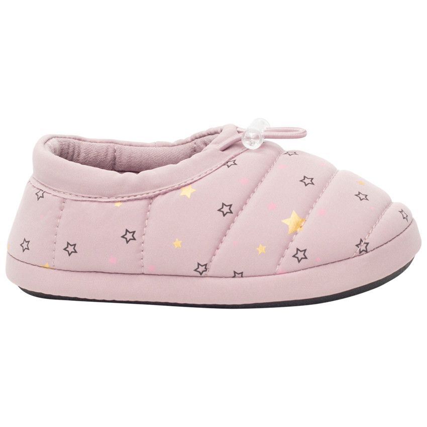 Chaussons bas imprimé étoiles all-over pour fille - Lilas