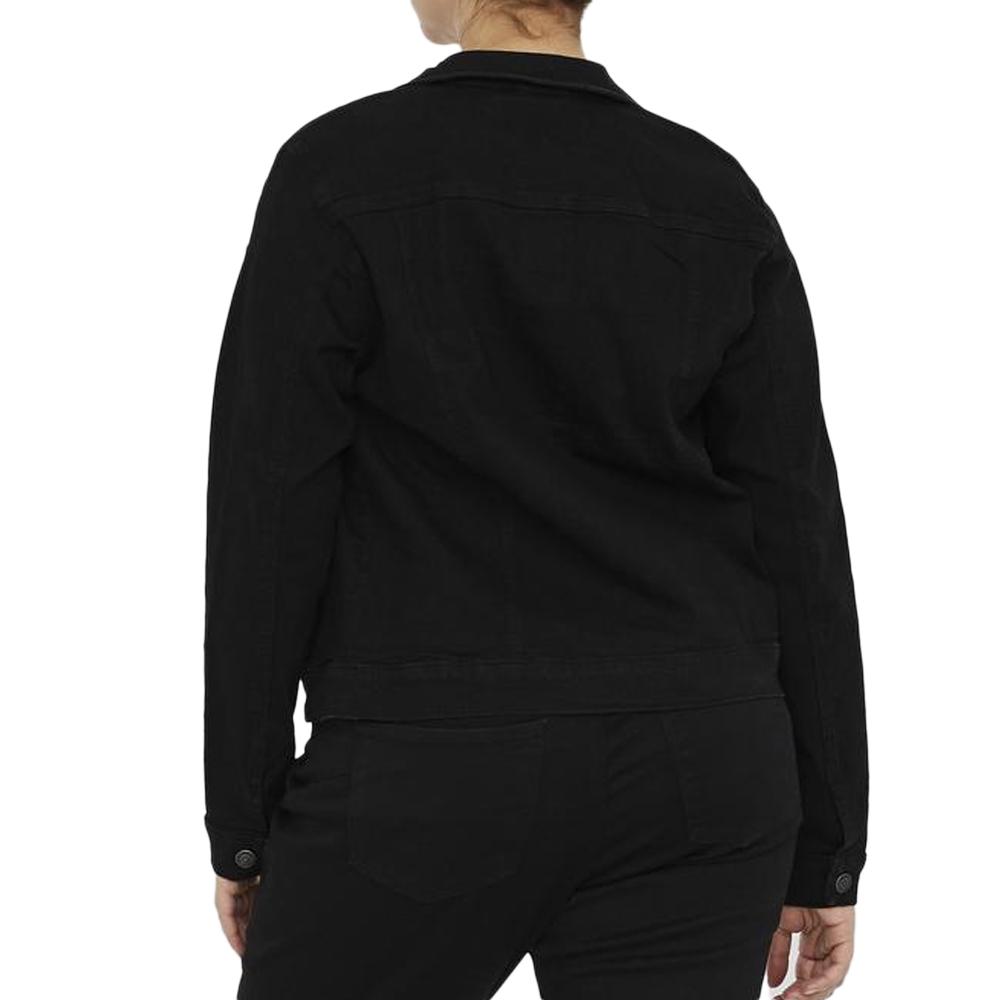 Vero Moda Veste en Jean Noir Femme Vero Moda Runa