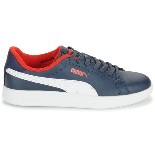 Puma - SMASH 3.0 L JR - Marine / Blanc / Rouge