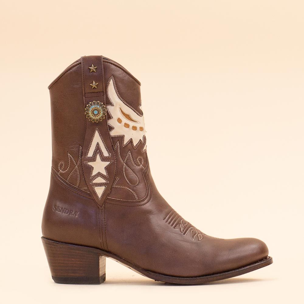 Sendra cowboyboots 18673 Dark Brown