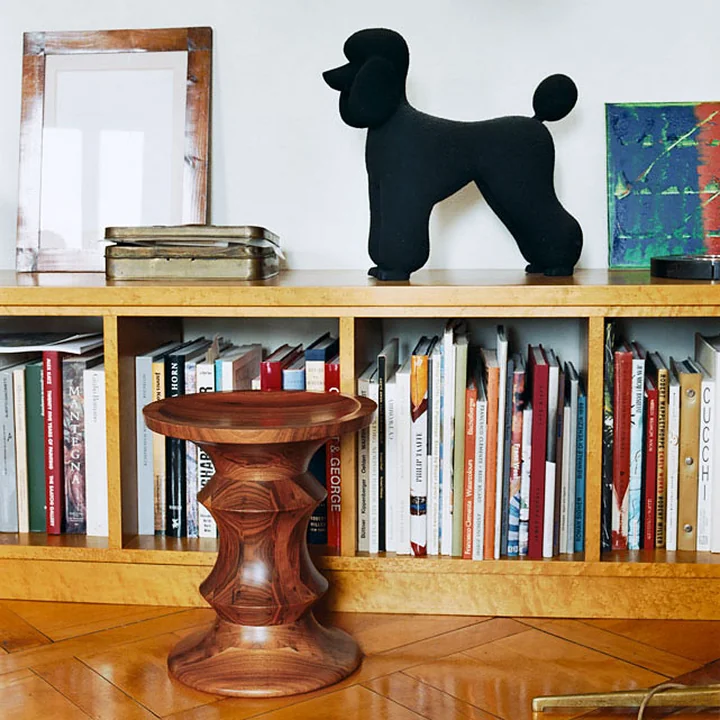 Vitra - Eames Hocker, Modell A, Nussbaum dunkel