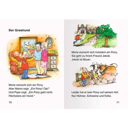 Ravensburger Leserabe -Sonderausgaben: Erstlesegeschichten - Ponys und Pferde