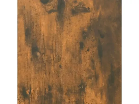 Meuble lavabo avec bassin intégré Chêne fumé Bois d'ingénierie