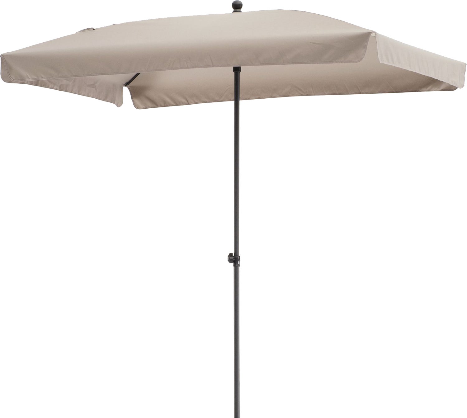 Intratuin parasol Cuba taupe 80+UV 210 x 140 cm