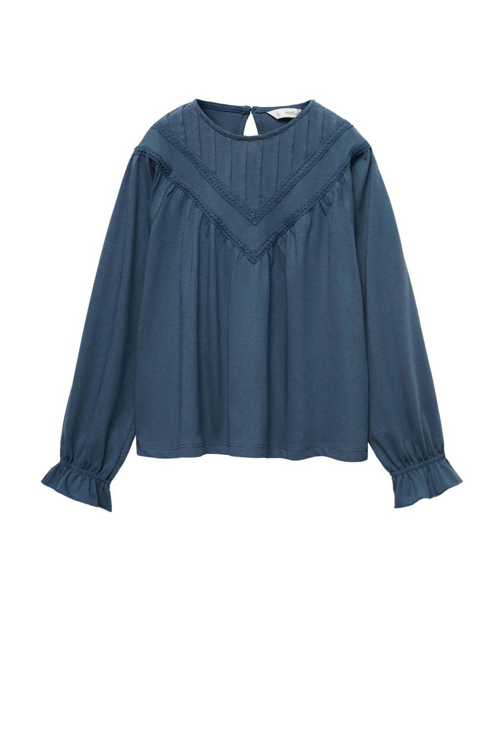Mango Kids top middenblauw