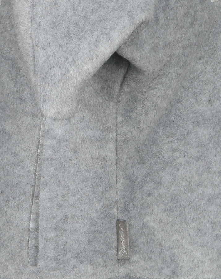 Fleece-Schalmütze COSY in hellgrau melange