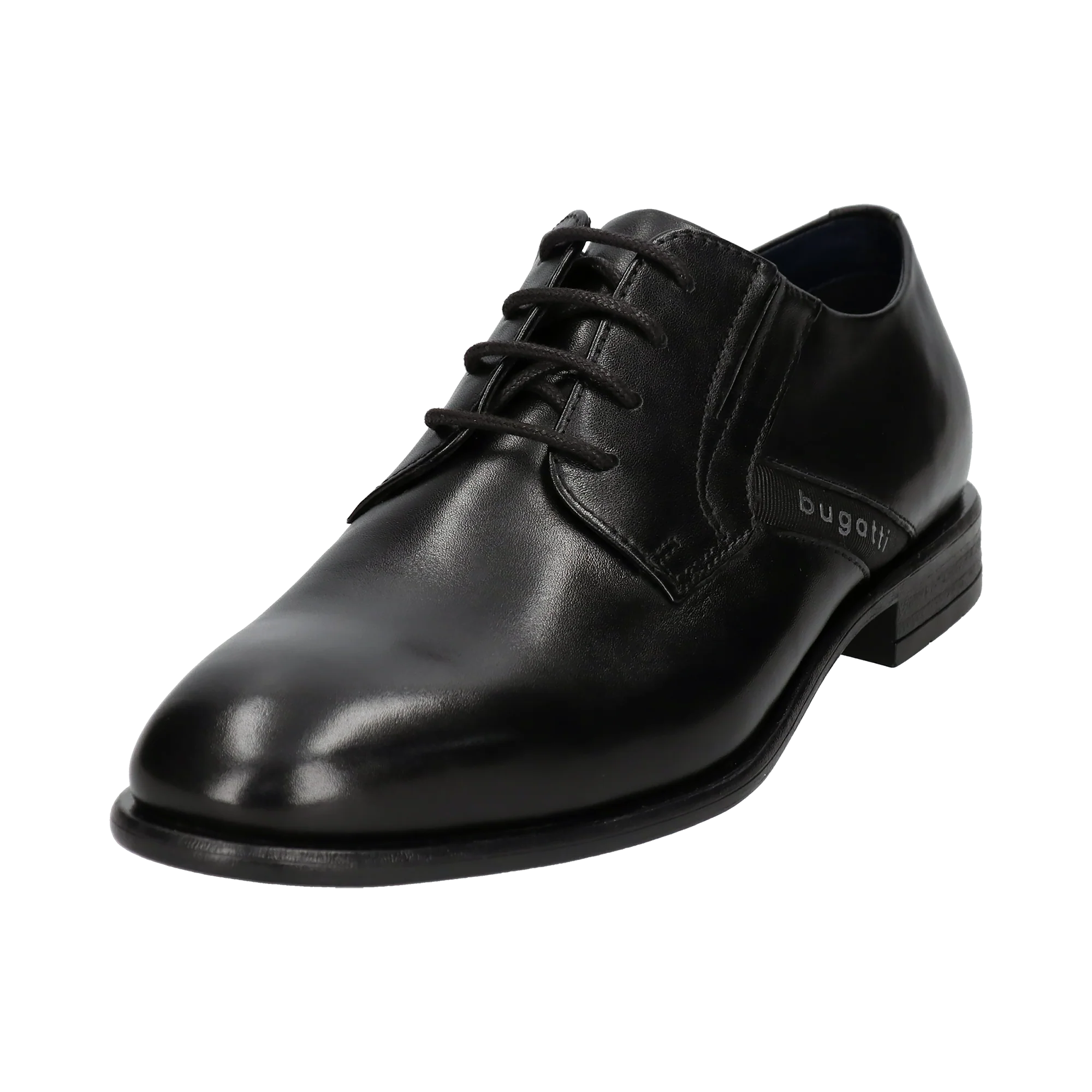 Leder Business Schnürer schwarz