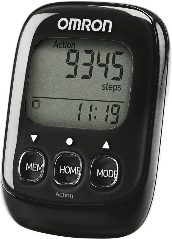 OMRON - Walking Style IV - Stappenteller - Zwart - 3D-sensor