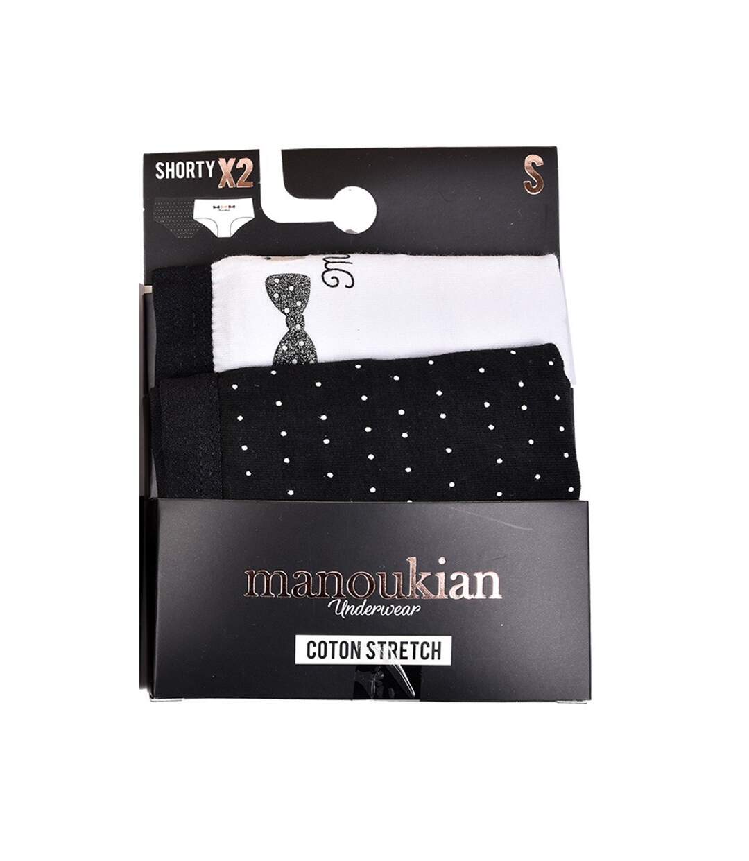 Culottes Femme MANOUKIAN Underwear Confort Qualité supérieure Pack de 2 Mme MANOUKIAN Blanc
