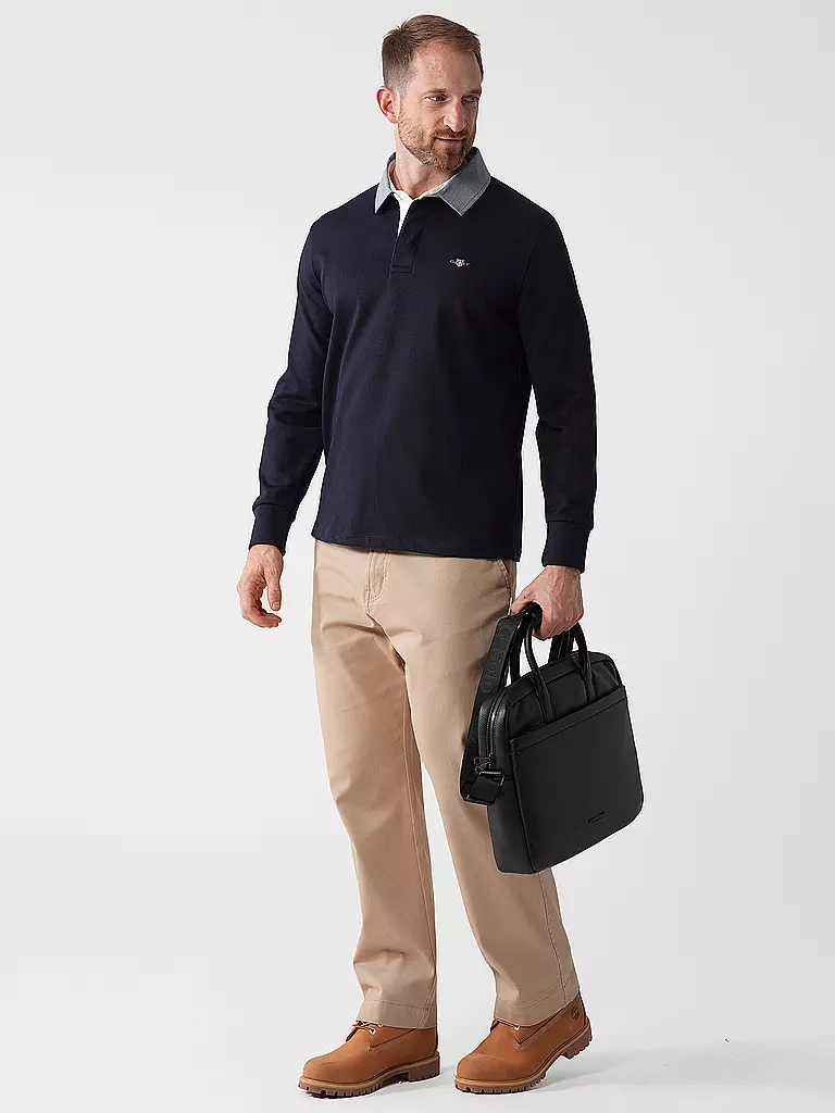 GANT Rugbysweater dunkelblau