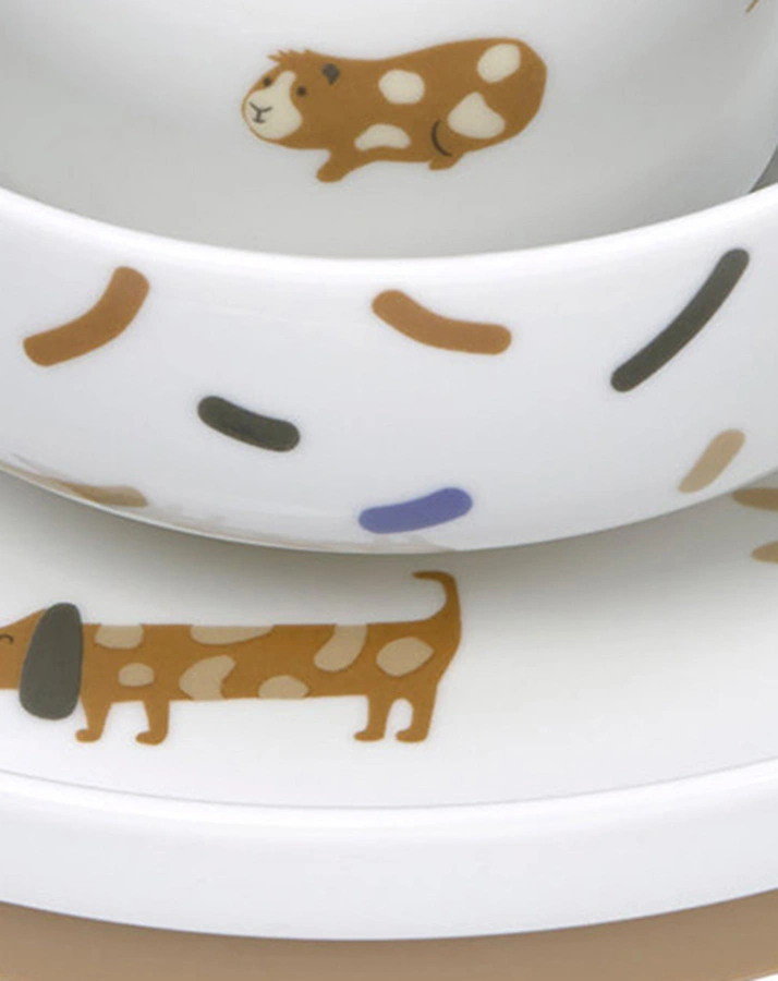 Geschirr-Set LITTLE MATEYS 3-teilig in royal blue