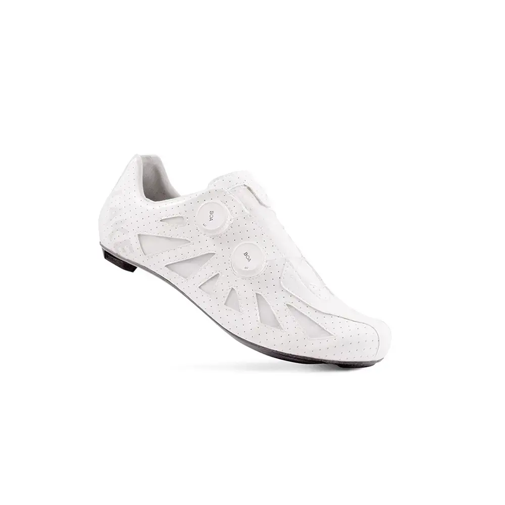 Lake CX302 Wide Wielrenschoenen Wit/Wit Heren