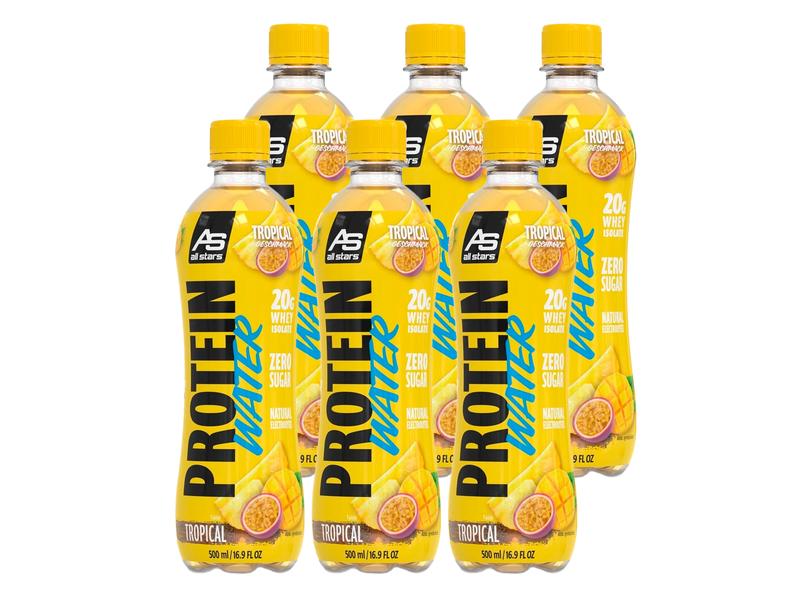 All Stars Protein Drink Tropical Fruit, 6 x 500 ml Erfrischungsgetränk