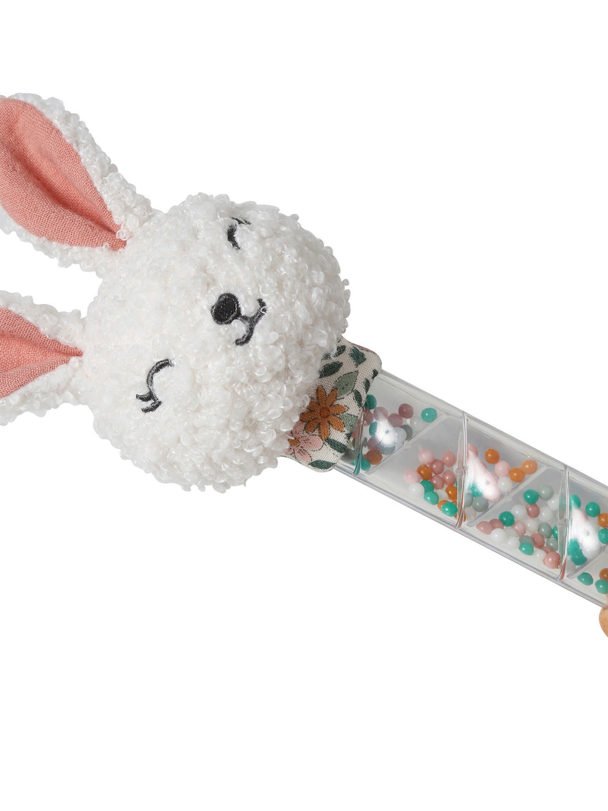 Vertbaudet Baby Stoffrassel RETRO FLOWER gelb