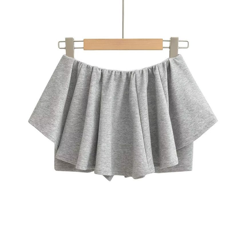 Osion - Balletcore halfhoge effen rok