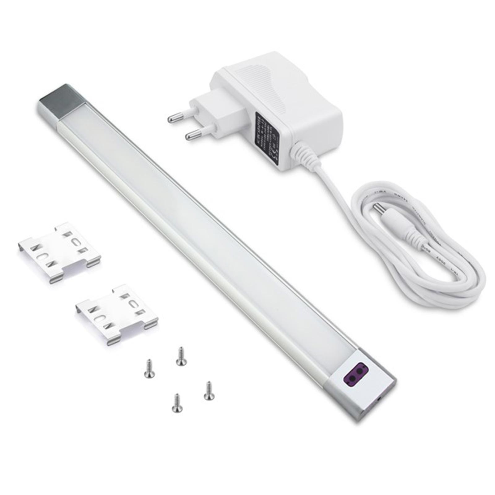 LED-Unterbauleuchte - silber - Motion-Sensor - 80 cm