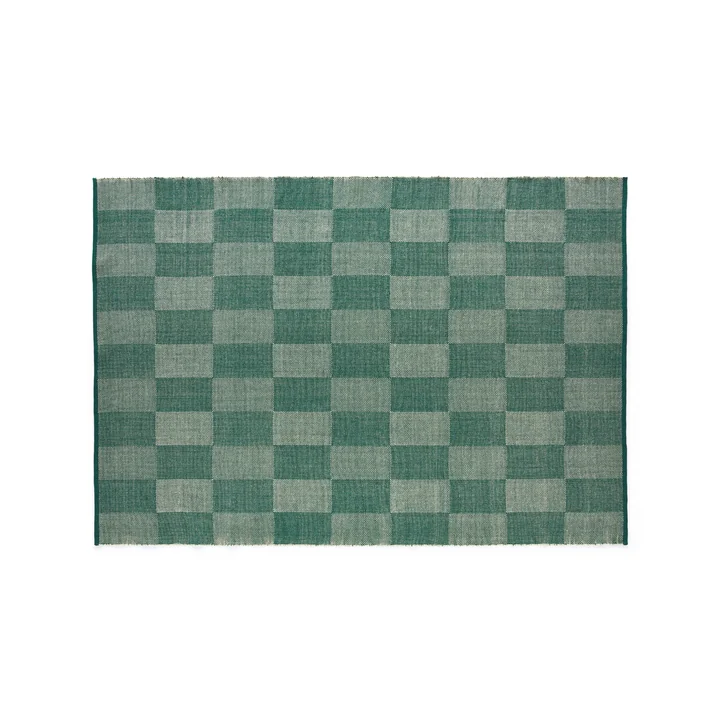 HAY - Check Teppich, 170 x 240 cm, grün S check