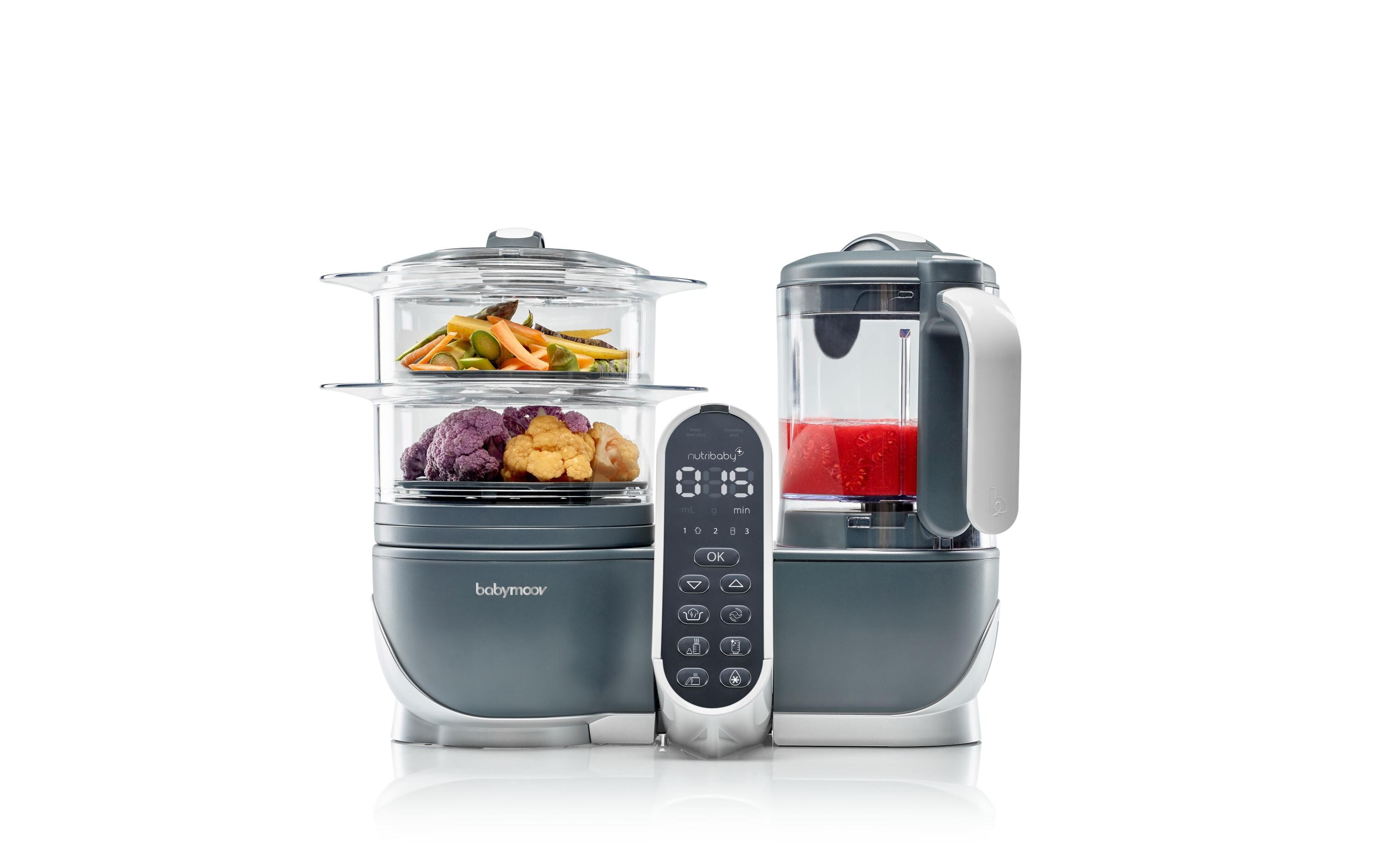 Multitool Nutribaby+ Industrial Grey<br>Kombigerät zum Zubereiten von Babymahlzeiten