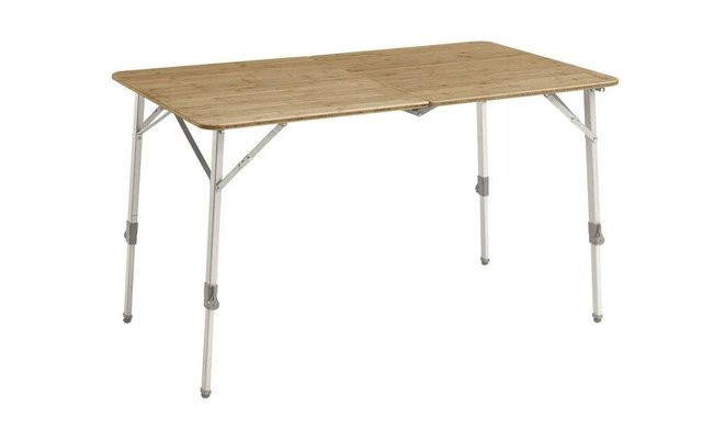 Outwell Custer Campingtisch mit Bambustischplatte