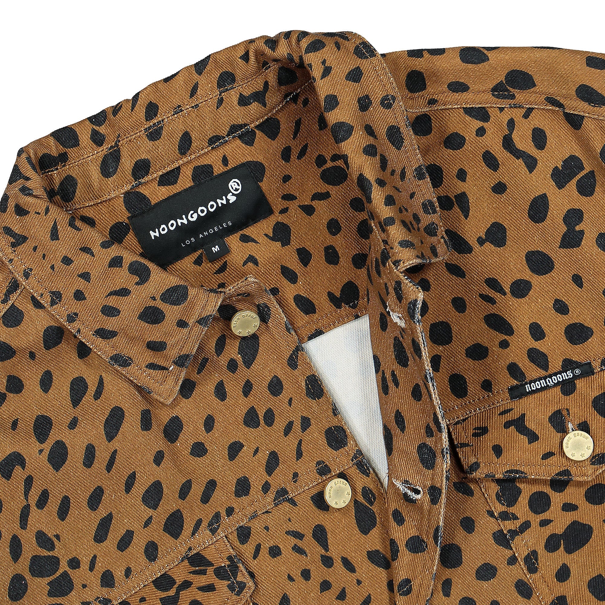 Noon Goons<br>Go Leopard Denim Jacket