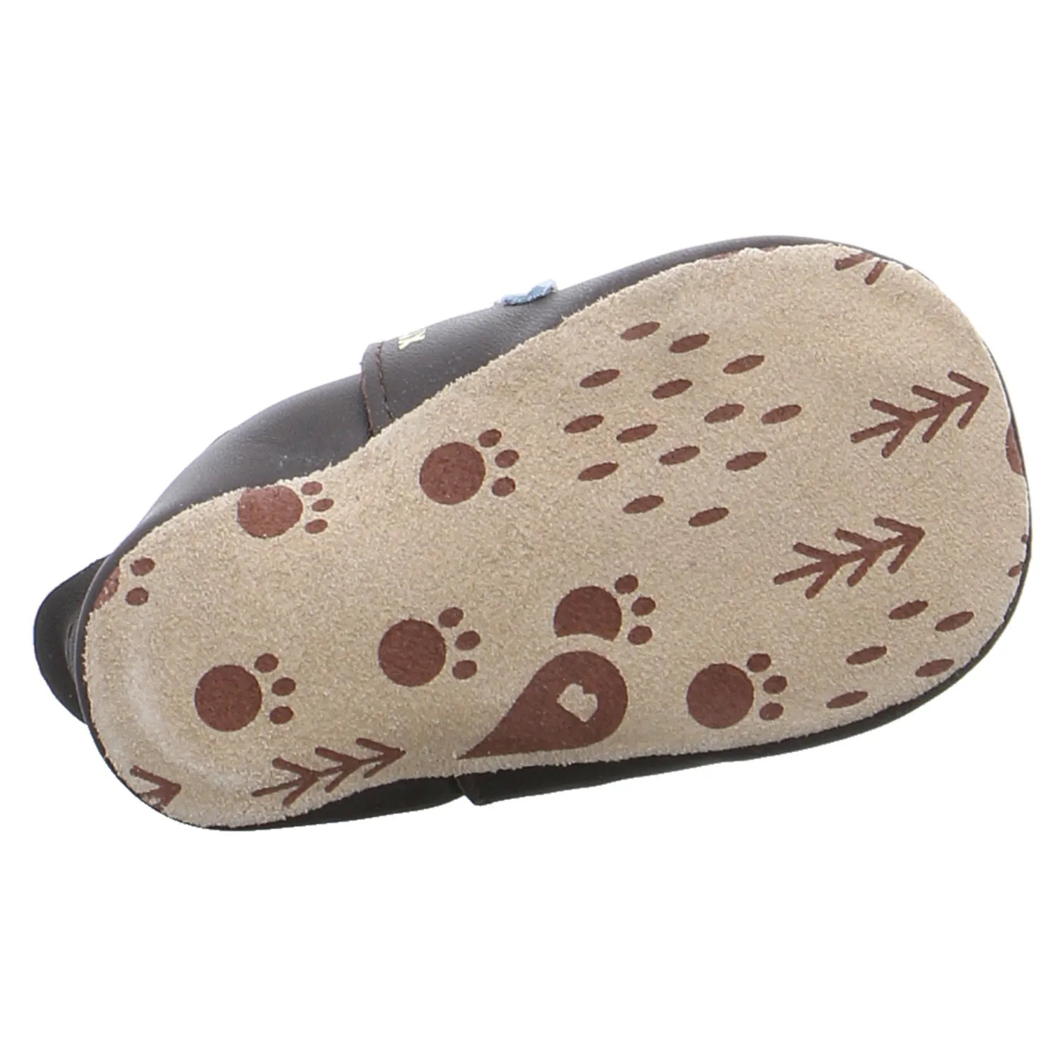 BOBUX Krabbelschuh Braun Leder