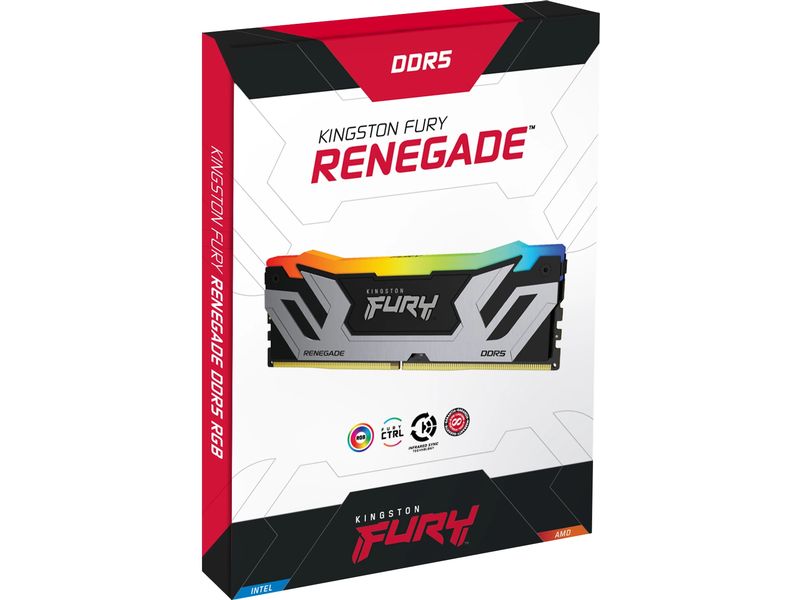 Kingston DDR5-RAM FURY Renegade RGB 8400 MHz 2x 24 GB Renegade RGB Speichermodul 48 GB 2 x 24 GB DDR5