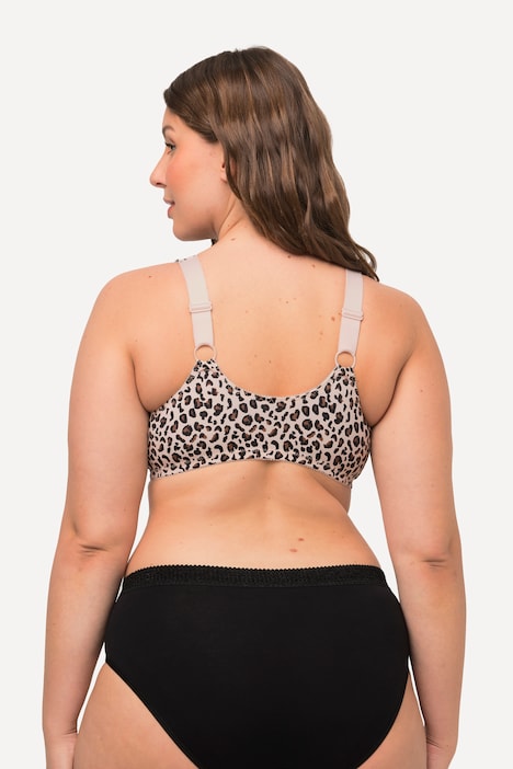 Bustier, Blüten, Vorderverschluss, Cup C/D