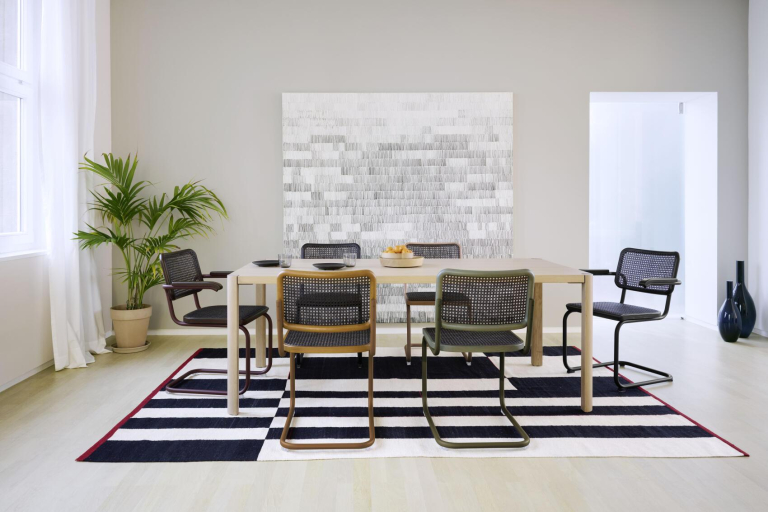 Thonet S64 V eetkamerstoel Dark Melange Black