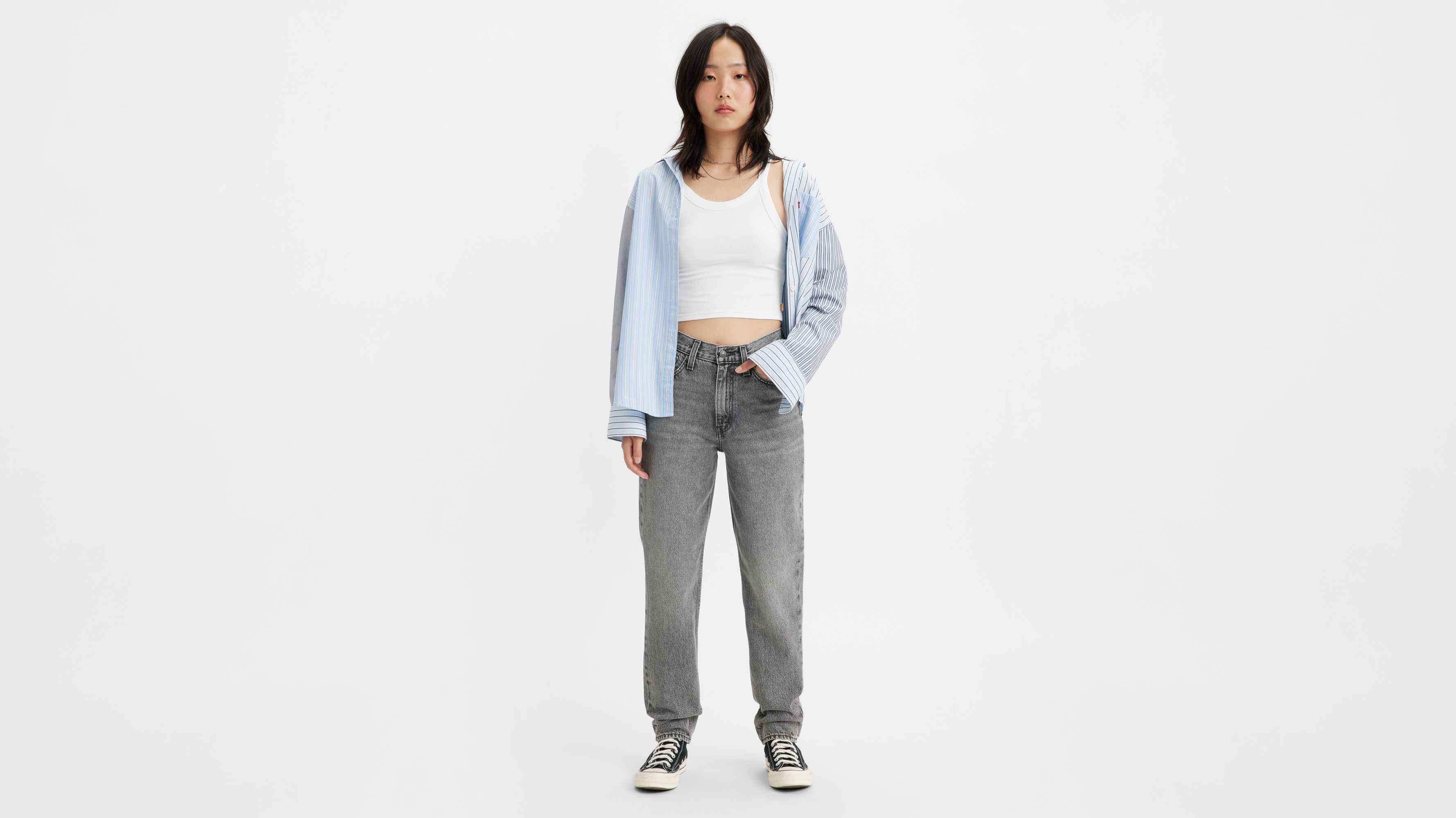 Jean Mom ’80 - What Once Was - Gris