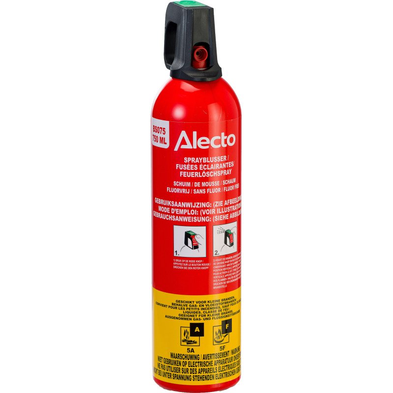 Extincteur à mousse pour Feux A et F  - Spray 750 ml