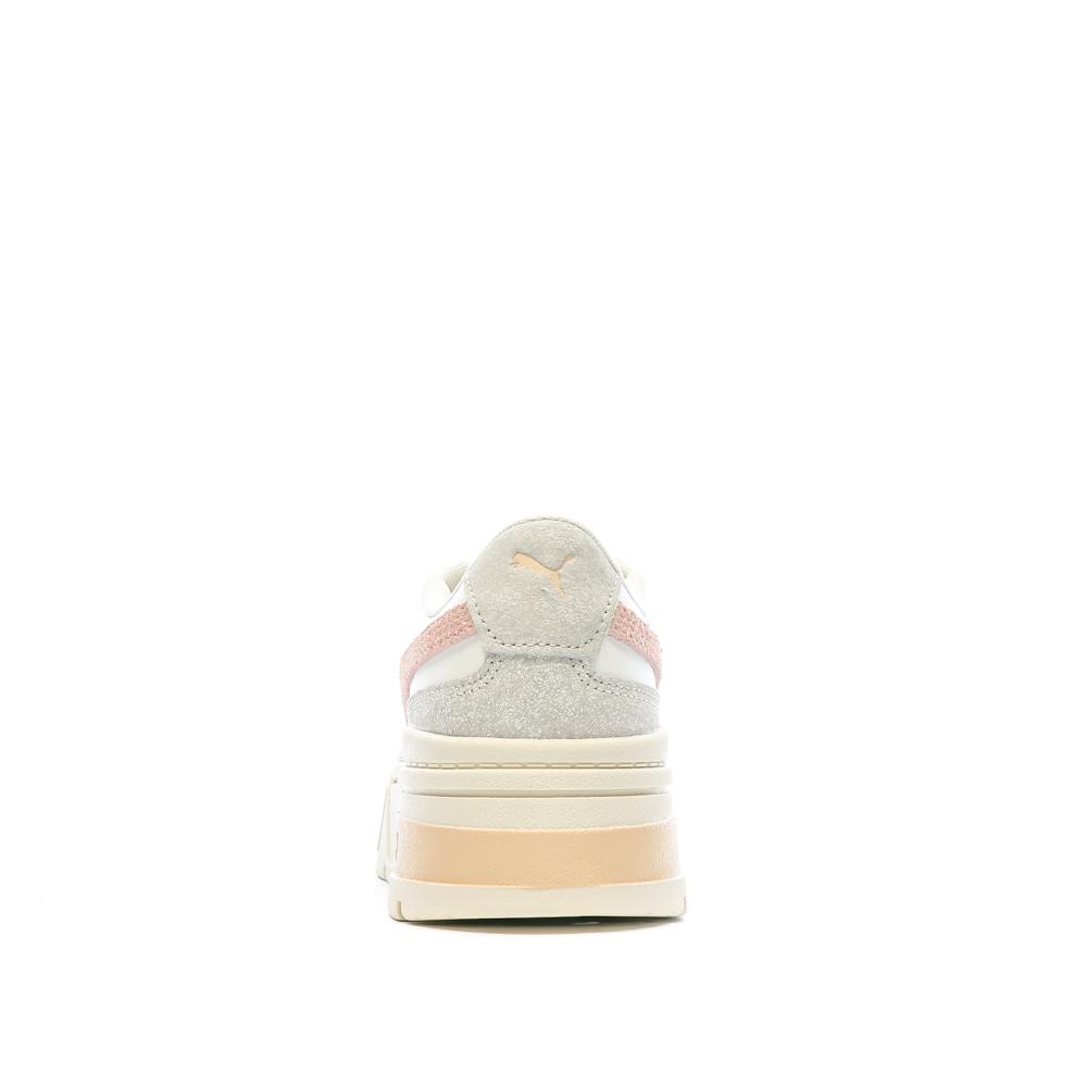 Puma Baskets Blanche/Écru Femme Puma Mayze Stack Thrifted