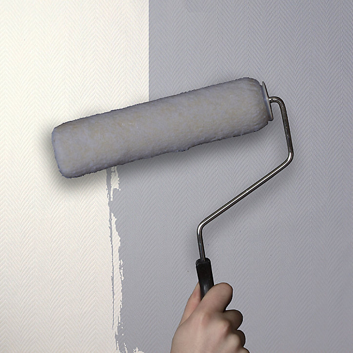 Papier peint expansé vinyle sur intissé Hura GoodHome blanc